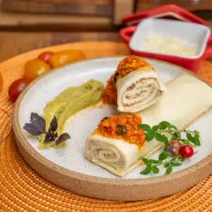 Canellone de Frango com Parmesão