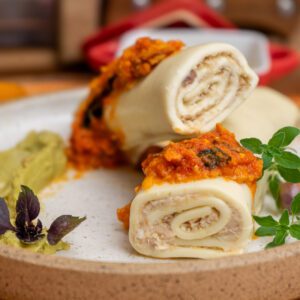 Canellone de Frango com Parmesão