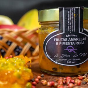 Chutney de Frutas Amarelas com Pimenta Rosa