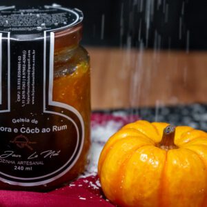 Geleia de Abóbora e Coco ao Rum