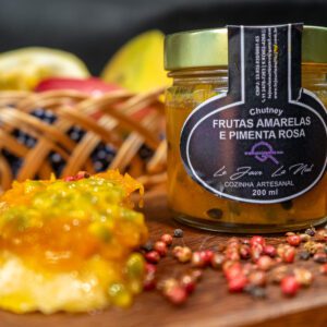 Chutney de Frutas Amarelas com Pimenta Rosa