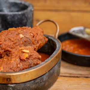 Bracciola de Vitela e Legumes a Caçarola e Palmito