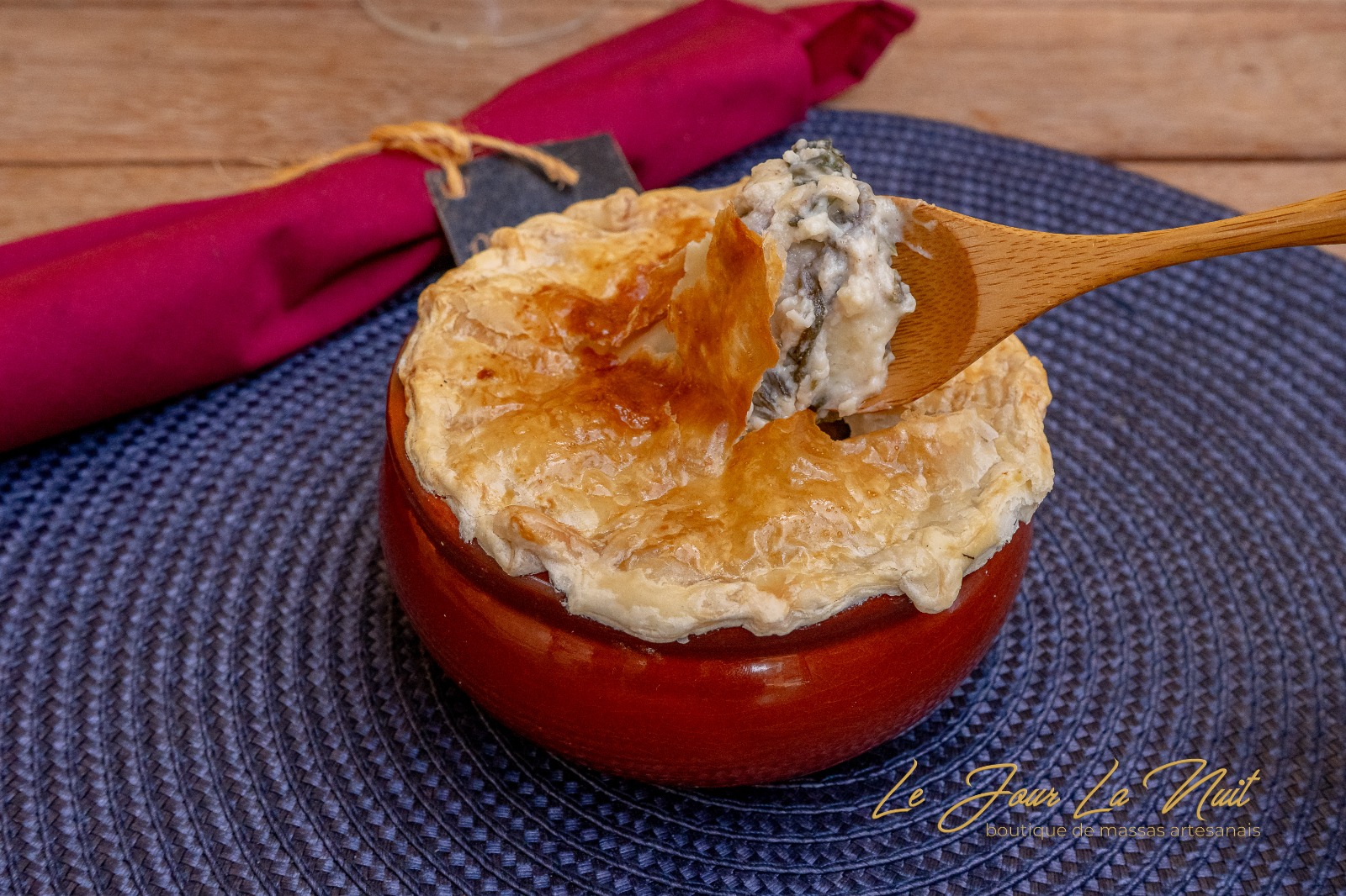 Pot Pie de Espinafre, Queijo Caprino Romano - Imagem 3